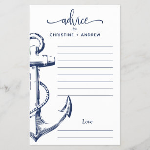 Nautical Anchor Wedding Advise