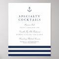 Nautical Anchor Wedding Bar Sign | Zazzle