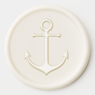 Nautical Anchor Wedding Wax Seal Sticker