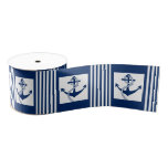 Nautical Anchor with a Rope Grosgrain Ribbon