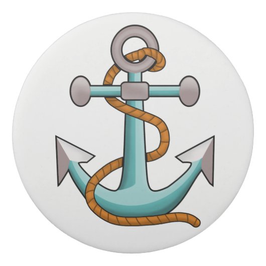 Nautical Anchor with Rope Eraser (Back)