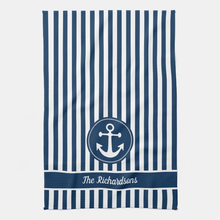 navy blue kitchen towels