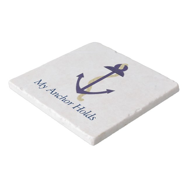 Nautical Anchor with Rope Trivet (Corner)