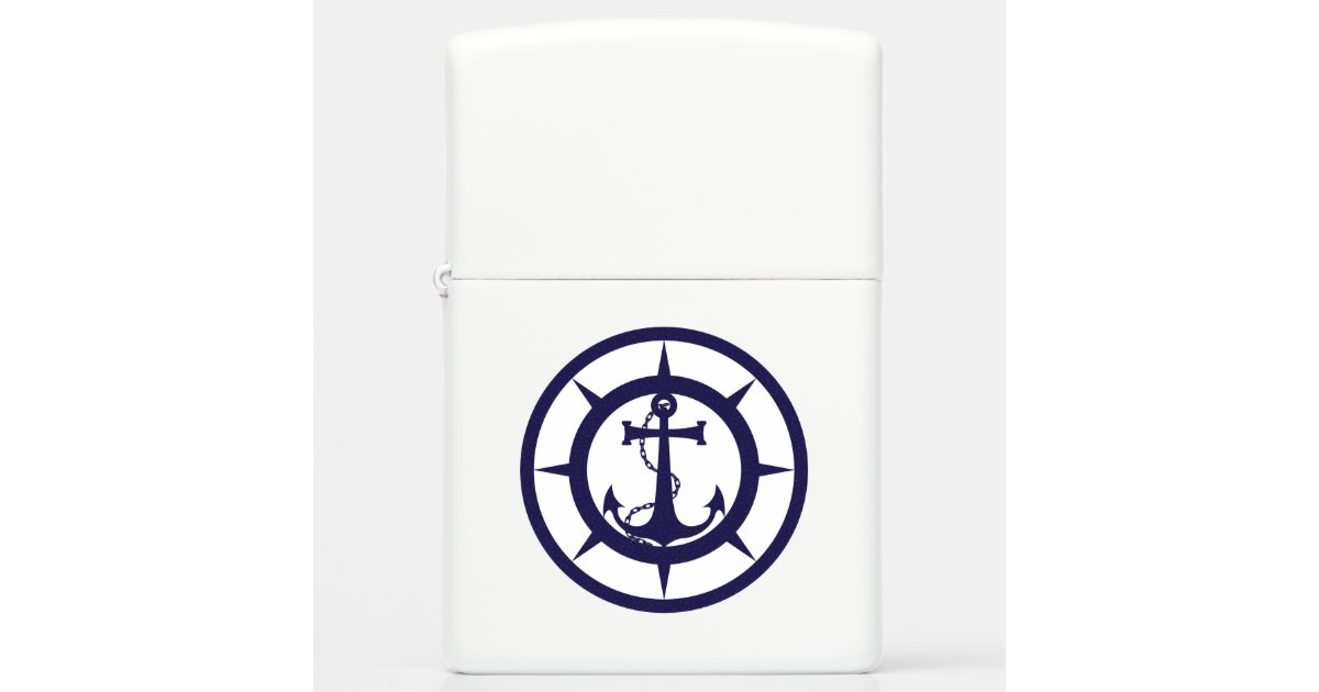 Zippo Lighter Nautical Symbols