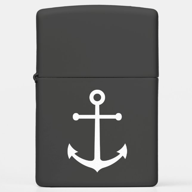 Nautical Anchor Zippo Lighter (Front)
