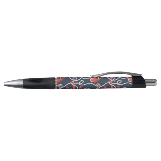 Nautical Anchors And Rope Pattern Pen (Top)