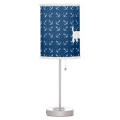 Nautical Anchors Dachshund Lamp (Left)