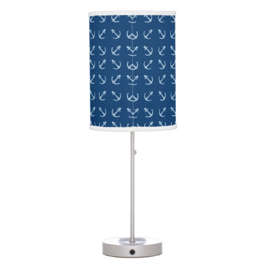 Nautical Anchors Dachshund Lamp (Back)