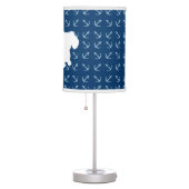 Nautical Anchors Dachshund Lamp (Right)