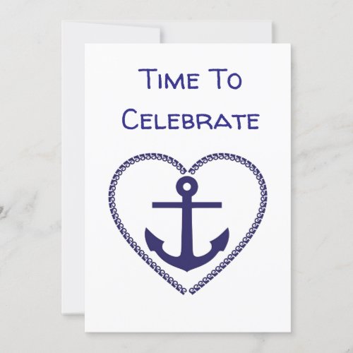 NAUTICAL AND LAKE_STYLE ANY PARTY INVITATION