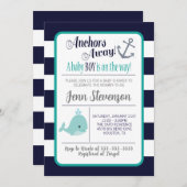 Nautical Baby Shower Invitation (Front/Back)