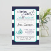 Nautical Baby Shower Invitation (Standing Front)