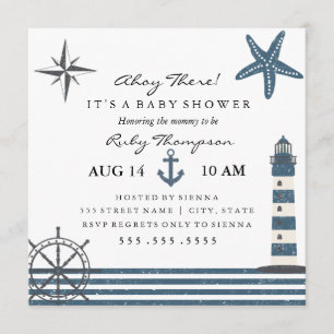 Nautical Baby Shower Invitation