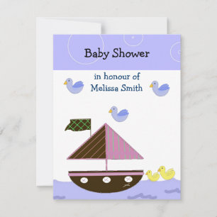 Nautical Baby Shower Invitation