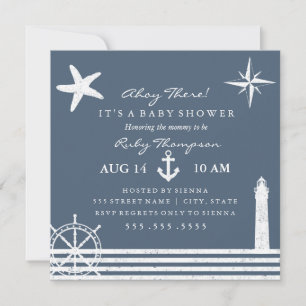 Nautical Baby Shower Invitation