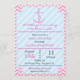 Nautical Baby Shower Invitation