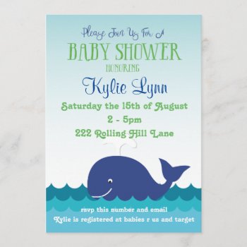 Nautical Baby Shower Invitation by TwoBranchingOut at Zazzle
