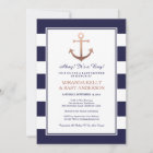 Nautical baby shower invitation, nautical invite