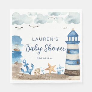Nautical Baby Shower Napkins