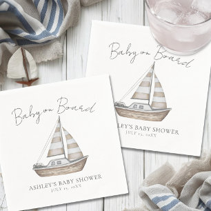 Nautical Baby Shower Napkins