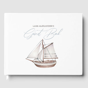 Nautical Baby Shower Sailor Guest Book