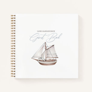 Nautical Baby Shower Sailor Guest Book
