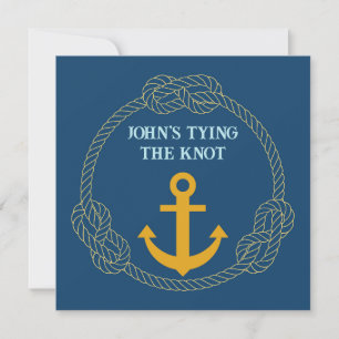 Nautical Bachelor Party Invitation
