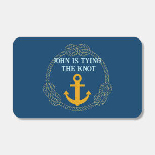 Nautical Bachelor Party Matchboxes