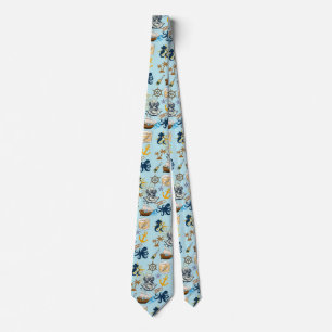 Nautical Bachelor Party Neck Tie