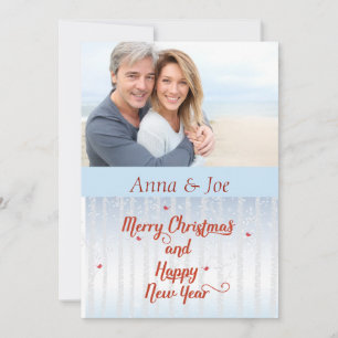 Nautical Beach Boaters Photo Christmas Card