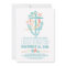 Nautical beach bridal shower invitations