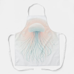nautical/beach/coastal jellyfish  apron