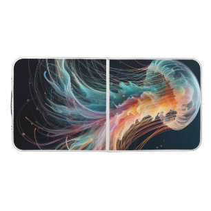 nautical/beach/coastal jellyfish beer pong table