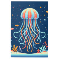 nautical/beach/coastal jellyfish