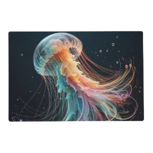 nautical/beach/coastal jellyfish placemat