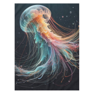nautical/beach/coastal jellyfish  tablecloth