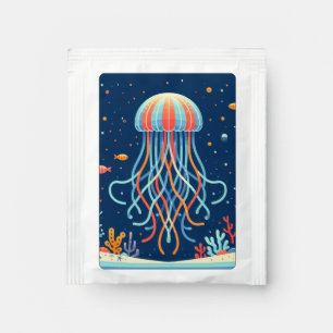 nautical/beach/coastal jellyfish tea bag drink mix