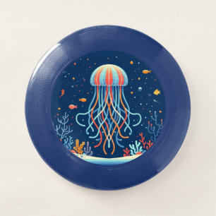 nautical/beach/coastal jellyfish Wham-O frisbee