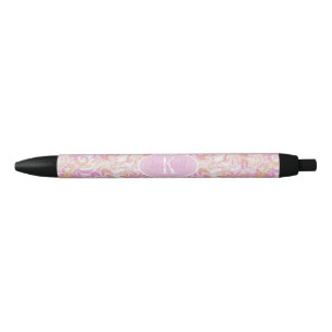 Nautical Beach Collage Hot Pink ID840 Pen