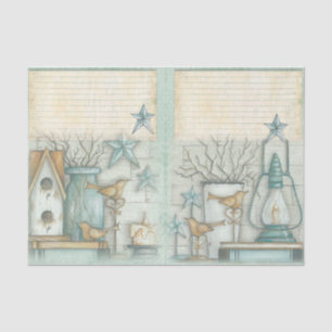 Nautical Beach Design Series 3 Tissue Paper