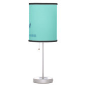 Nautical Beach House,Anchor,Rope,Mint Green   Table Lamp (Right)