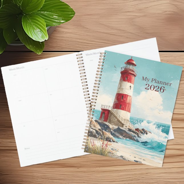 Nautical Beach Lighthouse Planner (Creator Uploaded)