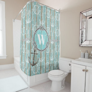 Nautical Beach Shower Curtain