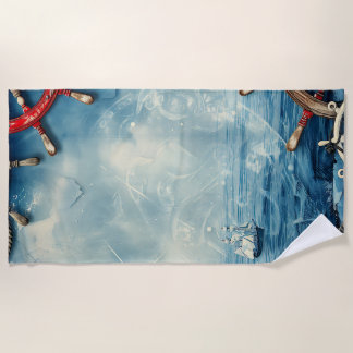 Nautical Beach Towel