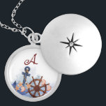 Nautical Beach Wedding Bridesmaid Gift Locket Necklace<br><div class="desc">Our wedding Customized Bridesmaid Keychain, the perfect personalized gift for your bridal party! Our necklace are carefully crafted to add a touch of elegance and sentimentality to your wedding favors. Designed with attention to detail, these necklace can be customized with the names or initials of your bridesmaids, making each one...</div>