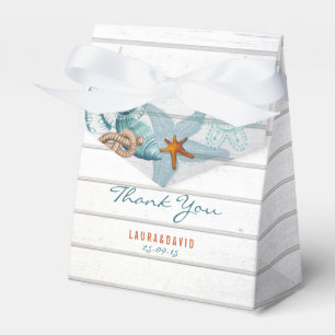 Nautical Beach Wedding Favor Box
