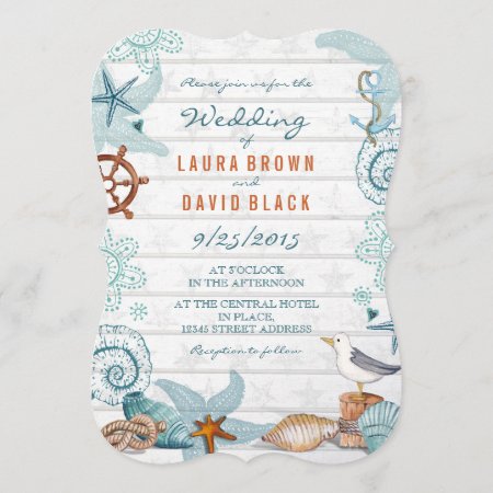 Nautical Beach | Wedding Invitation
