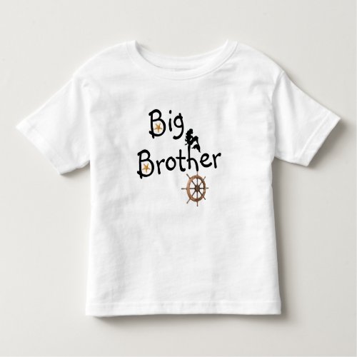 Nautical Big Brother Starfish Toddler Toddler T_shirt