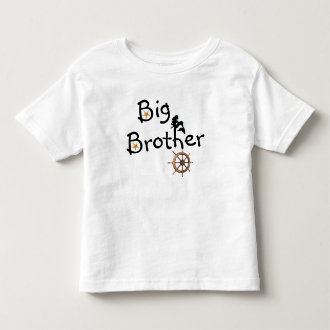 Nautical Big Brother  withoutStarfish  Toddler T-shirt (Front)