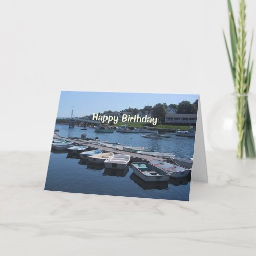 Nautical Birthday Card